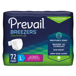 Prevail Breezers Unisex Adult Incontinence Brief, Disposable, Heavy Absorbency 22916736