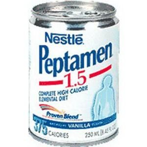 Peptamen 1.5 Complete High-Calorie Nutritional Vanilla Drink 250mL Case of 24 80680163