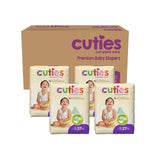 Cuties Complete Care Diapers, Skin Smart, Absorbent, Hypoallergenic, Flexible and Secure Tabs, Comes in Multiple Sizes 27110619