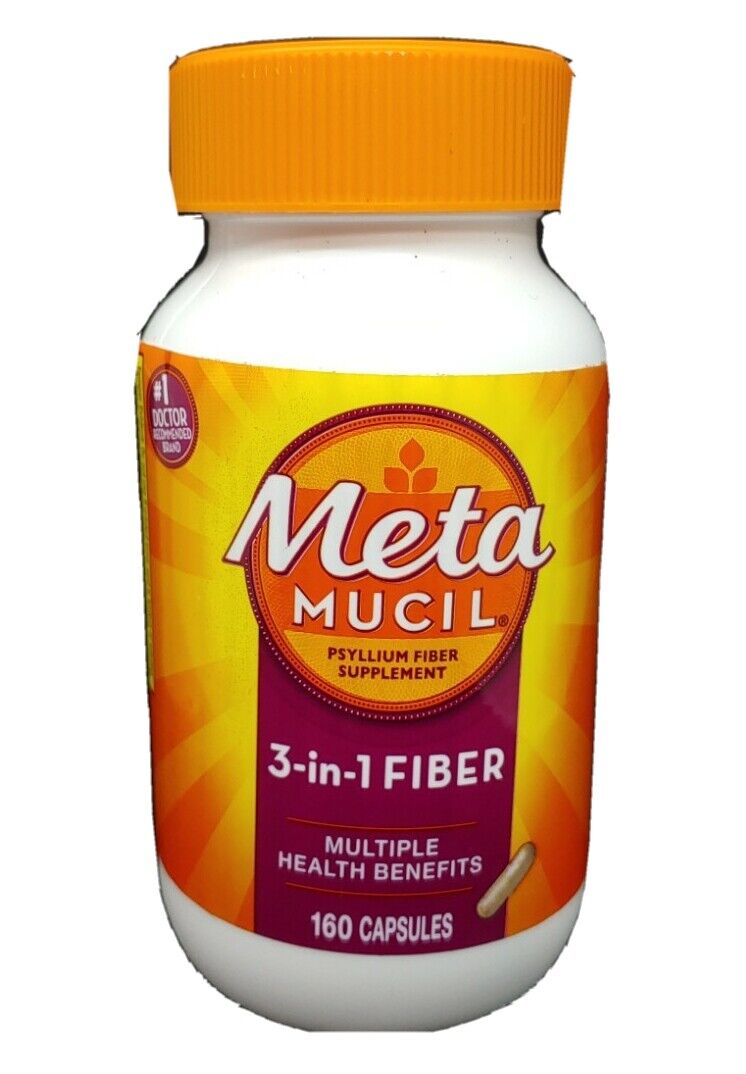 Metamucil Fiber Supplement, 0.52 Gram Strength Potassium / Psyllium Hu