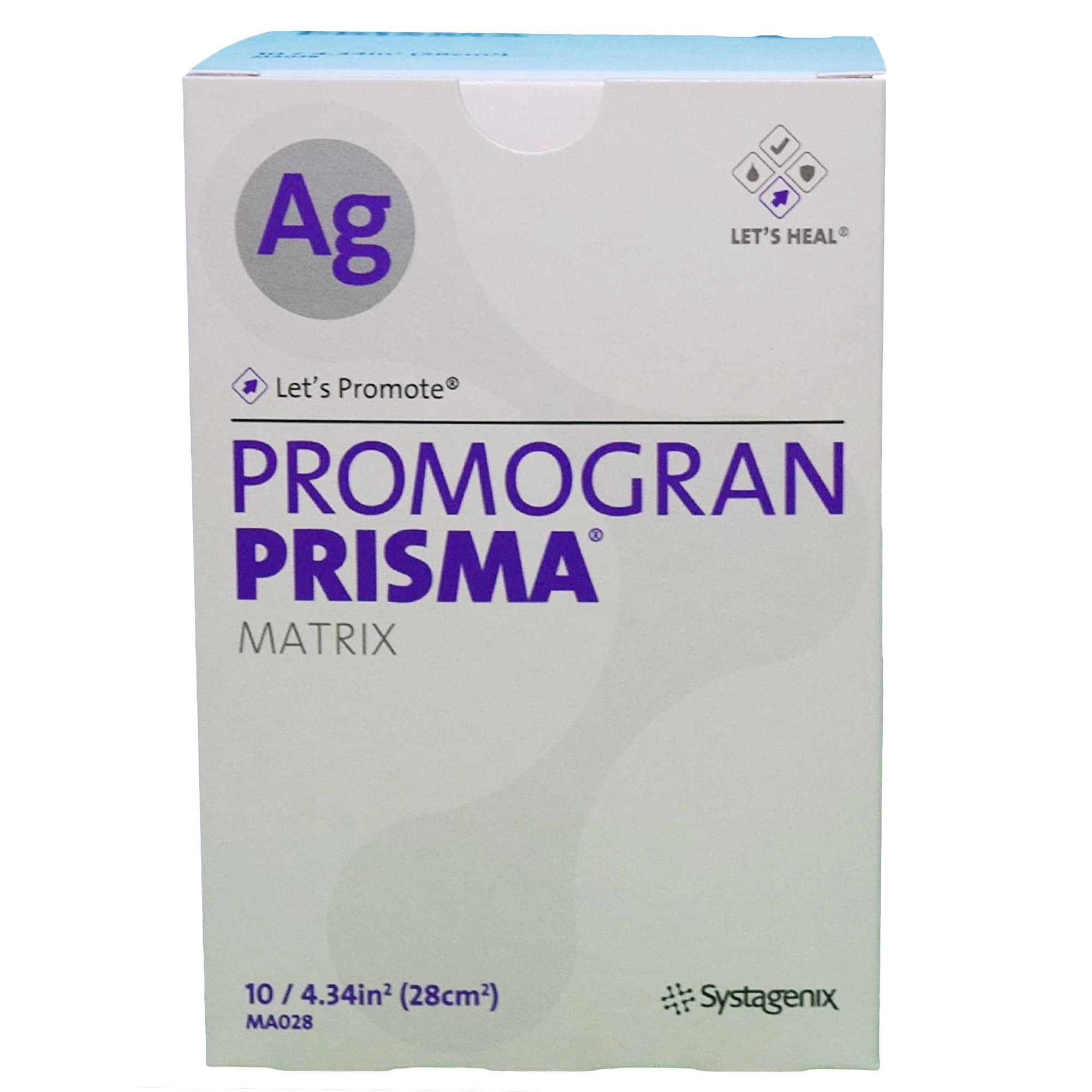 Tromogan Systagenix Promogran Prisma Matrix Silver Collagen Dressing, 4-3/10 ...