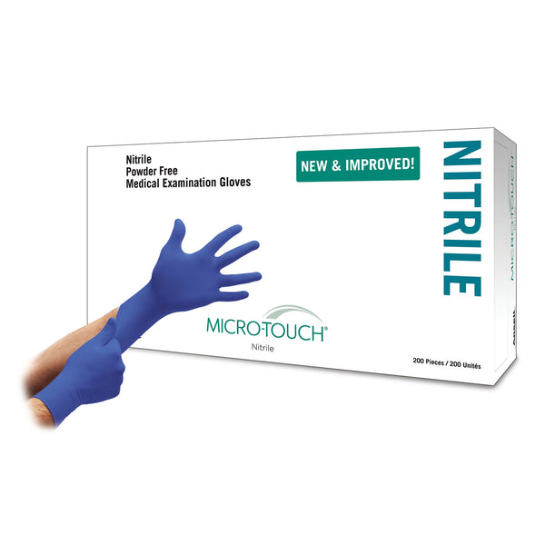 Micro-Touch Nitrile Exam Gloves, NonSterile, Textured Fingertips, Blue 97663658 62280403 54693328 21096025 82315395 66001181 67185698 61132056 70700203 14390204