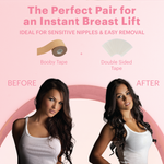 Booby Tape Double-Sided Transparent Fashion Tape for Body & Clothing, All Day Hold, 36 Strips (Pack of 1) 19034953