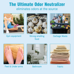 Think Smarter Products Odor Eliminator Spray with Hypochlorous Acid, Unscented Multi-Purpose Air Freshener for Carpet, Clothing, Home, & More, Safe All-Natural 2, 8, or 16fl oz Size Options, Clear Spray 41887769