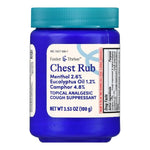 Foster & Thrive Chest Rub Ointment, Camphor 4.8% / Menthol 2.6 % / Eucalyptus Oil 1.2% / 3.5 oz. 1 Each 24539759