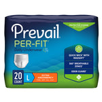 Prevail Per-Fit Unisex Daily Underwear, Extra Absorbency, Pull On with Tear Away Seams 36356238 56988446