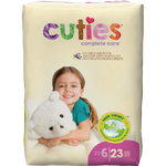 Cuties Complete Care Diapers, Skin Smart, Absorbent, Hypoallergenic, Flexible and Secure Tabs, Comes in Multiple Sizes 70597315