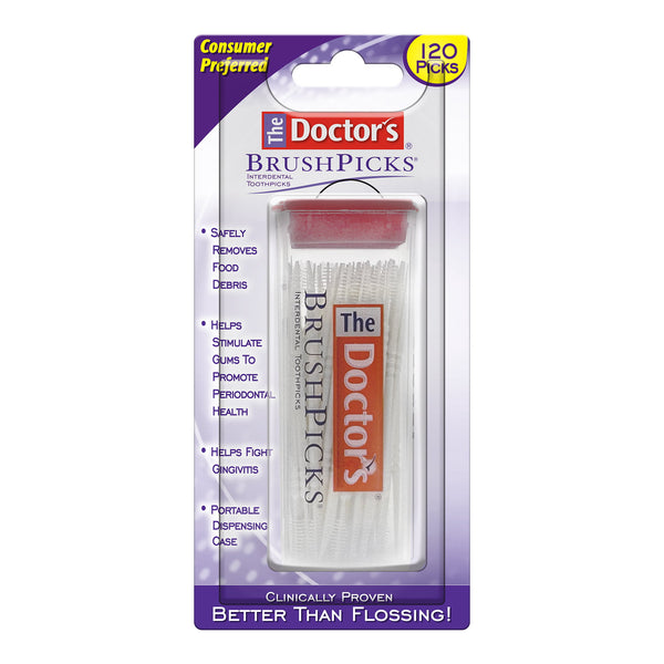 The Doctor’s BrushPicks Interdental Toothpicks, 120 BrushPicks 44385823