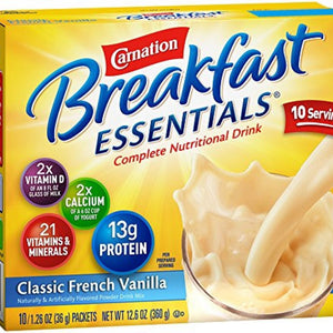 Carnation Breakfast Essentials Oral Supplement Case of 60, French Vanilla 14800503