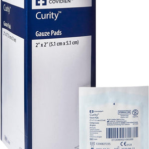 Curity  Gauze Sponge, 2 X 2 Inch, Sterile, 12-Ply, Square, Box of 100 16278860