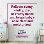 Little Remedies Saline Nasal Spray + Drops, 0.65% Strength 1 oz., 1 Each 49563130