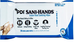 Sani-Hands Sanitizing Skin Wipe, Soft Pack, Aloe and Vitamin E, Scented 17344660