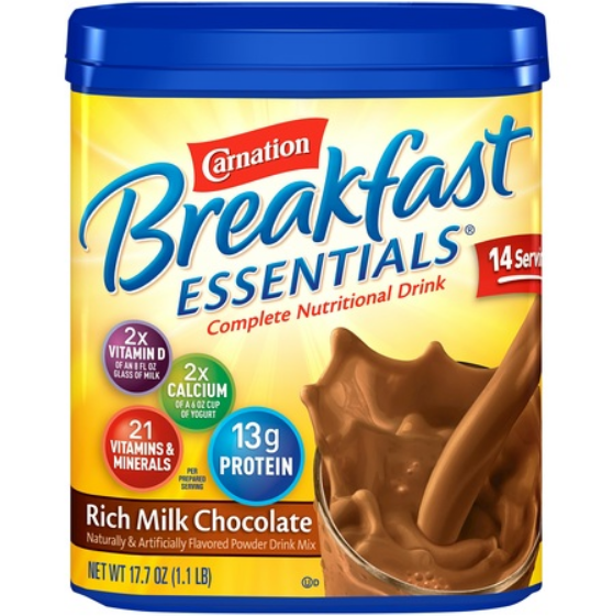 Carnation 12165164 Oral supplement, rich milk chocolate. Case of 6 53160423