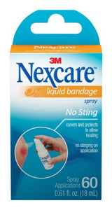 Nexcare 118-03 No Sting Liquid Bandage, Box of 24 15932986