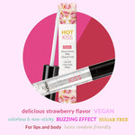 Exsens Hot Kiss Lip Gloss for Couples, Enhance Sensation and Pleasure with Cool Tingling and Warm Buzzing Effect, Vegan and Body Safe, 7 ml (0.24 fl.oz), 1 count 50098511