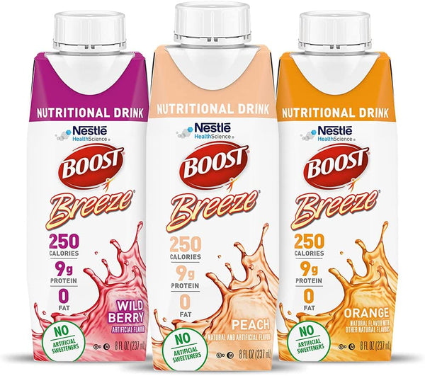 Nestle Boost Breeze Nutritional Drink, 8 fl oz. Cartons