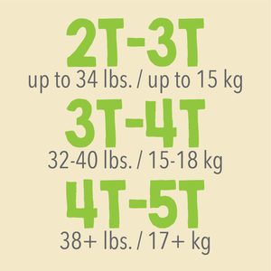 Cutie Pant Training Pant - Unisex 4T-5T, Pack of 19