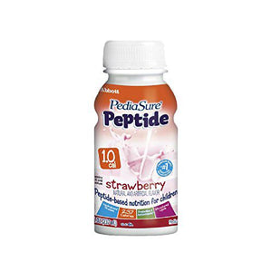 Peptamen Junior Strawberry Flavor Liquid 8 oz. Can - Case of 24