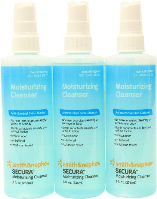 Smith & Nephew Secura Moisturizing Antimicrobial Skin Cleanser: 1 Count, 8 oz