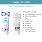 Exsens Premium Water Based Personal Lubricant, Intimate pH Balanced Gel Made with All Vegan Ingredients, FDA Cleared 70ml (2.37 fl.oz), 1 Count 48059279