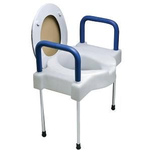 Ableware Tall-Ette Extra Wide Toilet Seat with Steel Frame: 1 Count, 23-1/4