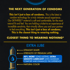 LifeStyle Skyn Feel Everything Extra Lubricated Condom Box of 12
