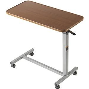 Invacare Auto-Touch Overbed Table: 29" to 45" H, 1 Count