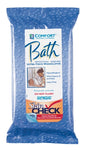 Comfort Bath Bath Wipe, Soft Pack, Aloe, Clean Scent, Case of 352