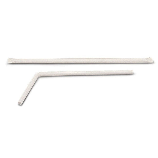 Medline Flexible Drinking Straws, 10