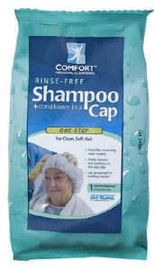 Comfort Bath Rinse Free Shampoo and Conditioner Cap Case of 40