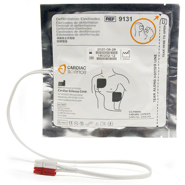Cardiac Science Defibrillating Electrode Adult. Pack of 2 98290411