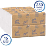 Scott 01700 Single-Fold Paper Towel 9-3/10 X 10-1/2 Inch Case of 16 Packs
