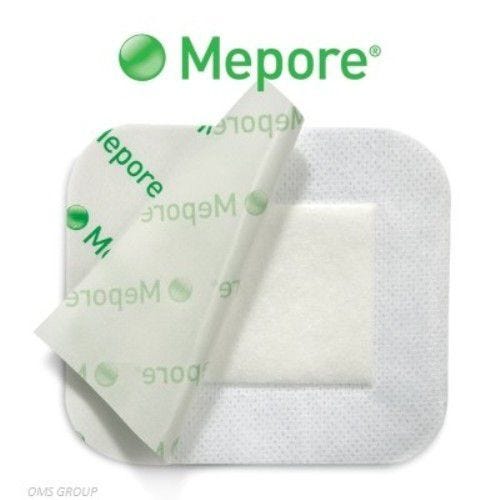 Mepore 671000 Self-Adhesive Absorbent Island Dressing, Sterile, Non-Woven, Elastic 3-3/5