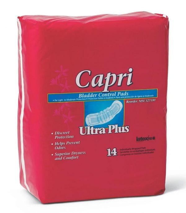 Medline Capri Bladder Control Pads: 3.25