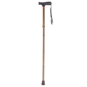 DRIVE MEDICAL Folding Cane Aluminum 33 to 37 Inch Bronze