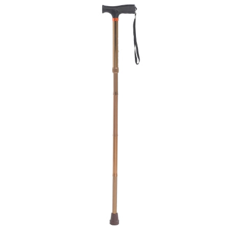 DRIVE MEDICAL Folding Cane Aluminum 33 to 37 Inch Bronze