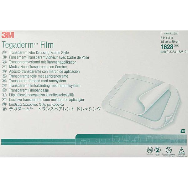 Tegaderm 1628 Transparent Film Dressing, 1 Dressing
