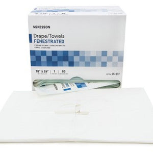 McKesson Surgical Drape Sterile Field Drape 18 W X 26 L Inch Sterile Box of 50