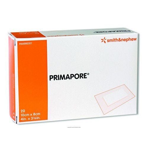 primapore dressing Smith & Nephew Primapore Adhesive Dressing: White, 2" x 3", Adhesive, Nonwoven, 100 Count