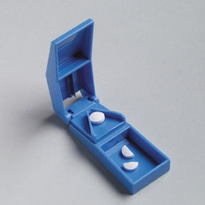 McKesson Blue Stainless Steel Blade Pill Cutter