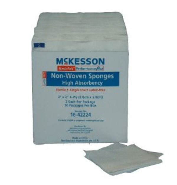 McKesson NonWoven Sponge Box of 100
