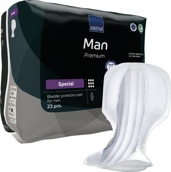 Abena Man Special Premium Bladder Control Pad, One Size Fits Most 16815777