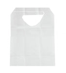 Medline Disposable Slip-On Adult Bibs White 16