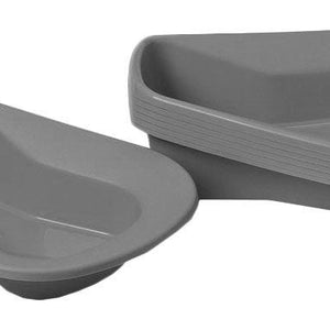Medline Stack-A-Pan Graphite Bedpan, 1 Count