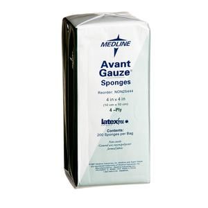Medline Avant Gauze NON25444 Dressing Sponges, Pack of 200