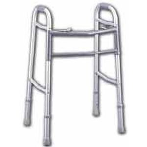 Guardian Easy Care Adult Folding Walker, 16-1/2" W Inside Hand Grips, 32-1/2" to 39-1/2" Height Adjustment, 4" D Base Folded 39006244