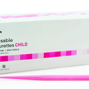 McKesson Ear Curette Box of 50, Pink