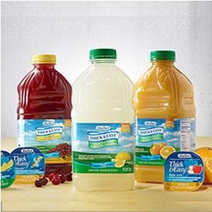 Thick & Easy Thickened Beverage Thick & Easy 4 oz. Portion Cup Apple Ready to Use Honey, Case of 24 20935702