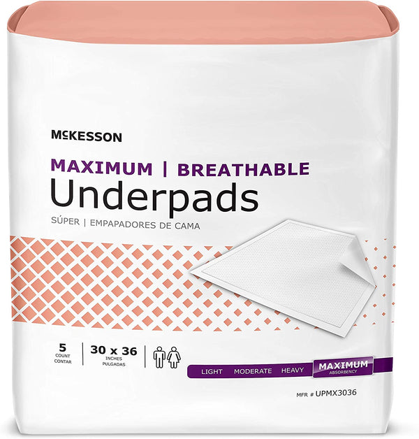 McKesson Maximum Breathable Underpad 51483538 48350850 48121515