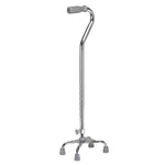 Drive Medical Quad Cane - Small Base, Chrome, 30 - 39